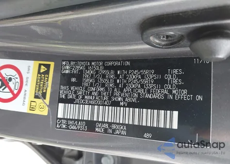 2011 Toyota Highlander Hybrid Limited V6 from USA, damaged, VIN JTEDC3EH6B2001407